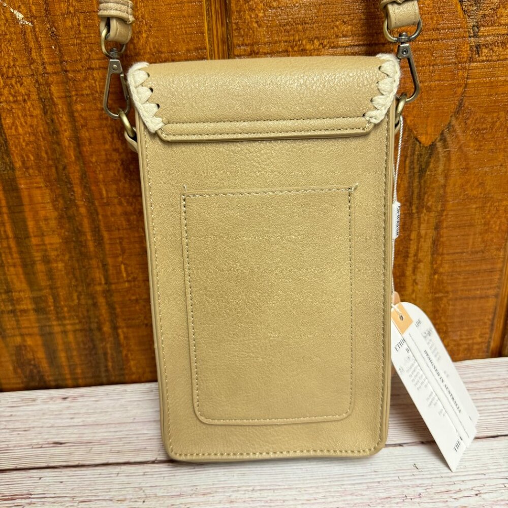 URBAN ORIGINALS Love Fest Crochet Crossbody - Taupe - Picture 2 of 4